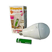 Лампочка з акумулятором 18650в патрон E27 BL Fa-3915