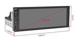 Автомагнітола 1Din 6280A на Android