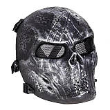 Маска для страйкболу Чужий RESTEQ — спортивна маска для пейнтболу, катання на лижах, квадроциклі та мотоциклі, фото 2