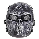 Маска для страйкболу Чужий RESTEQ — спортивна маска для пейнтболу, катання на лижах, квадроциклі та мотоциклі, фото 3