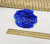 Голова гвоздики 11см . Синя, фото 2