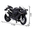 Модель мотоцикла Yamaha YZF-R1 масштаб: 1:18. Іграшковий мотоцикл Ямаха Р1 чорний, фото 7