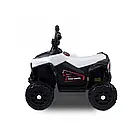 Електроквадроцикл на акумуляторі з мотором, 2 передачі, задній привід, підніжка, навантаження до 20 кг, помаранчевий, фото 4