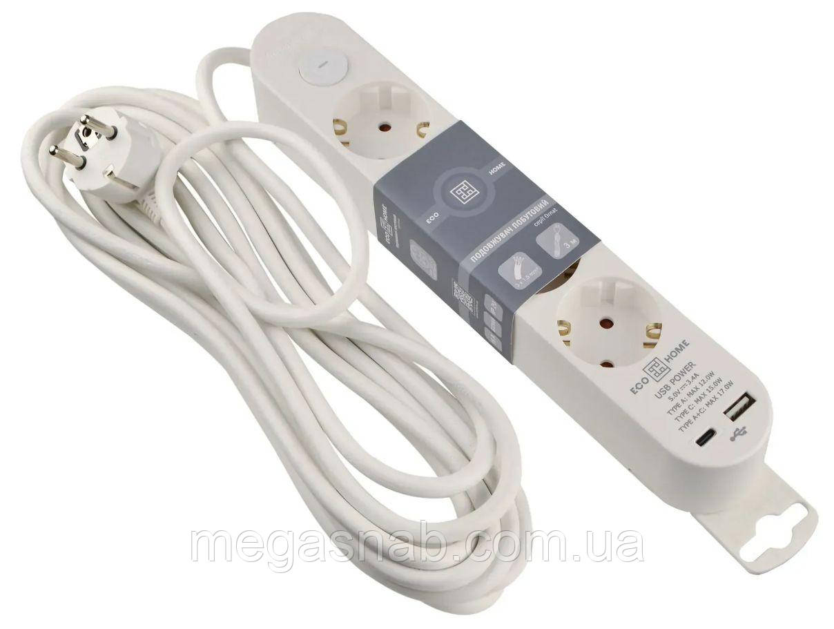 4/3м з з/к, USB + Type C, білий АСКО Ornat, фото 1