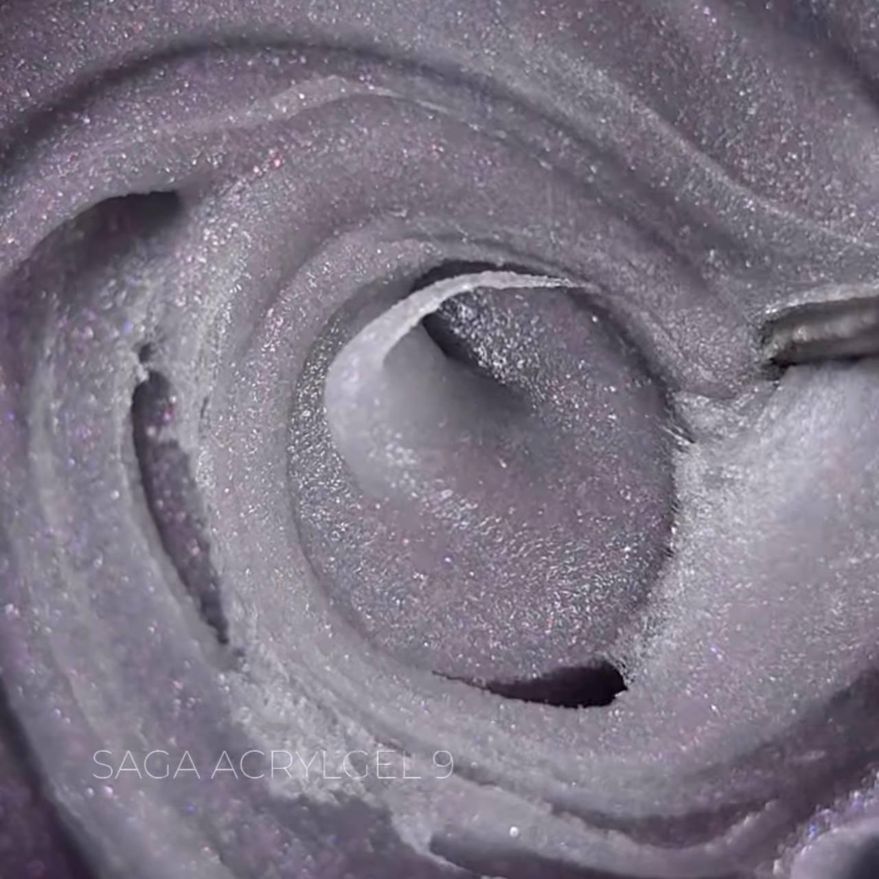 Гель для нарощування Saga Acryl Gel №09 13 мл (З шиммером)