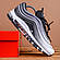Чоловічі Кросівки Nike Air Max 97 чорні з білим, фото 5