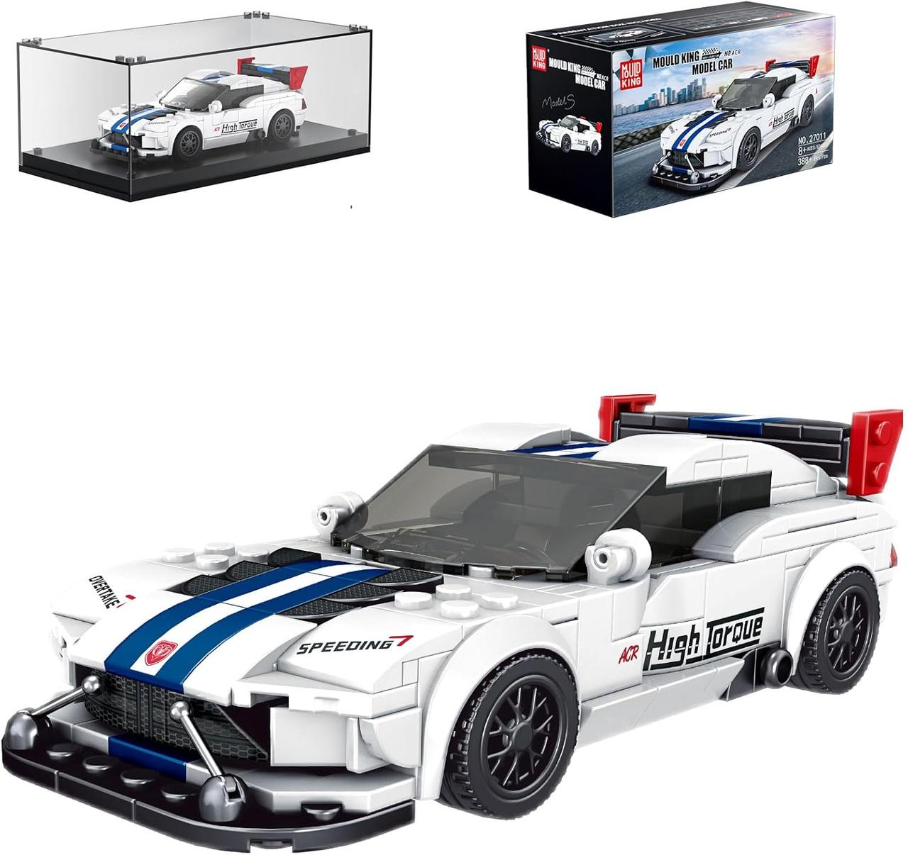 Конструктор Mould King Speed Champion Viper (388 деталей) з акриловою вітриною