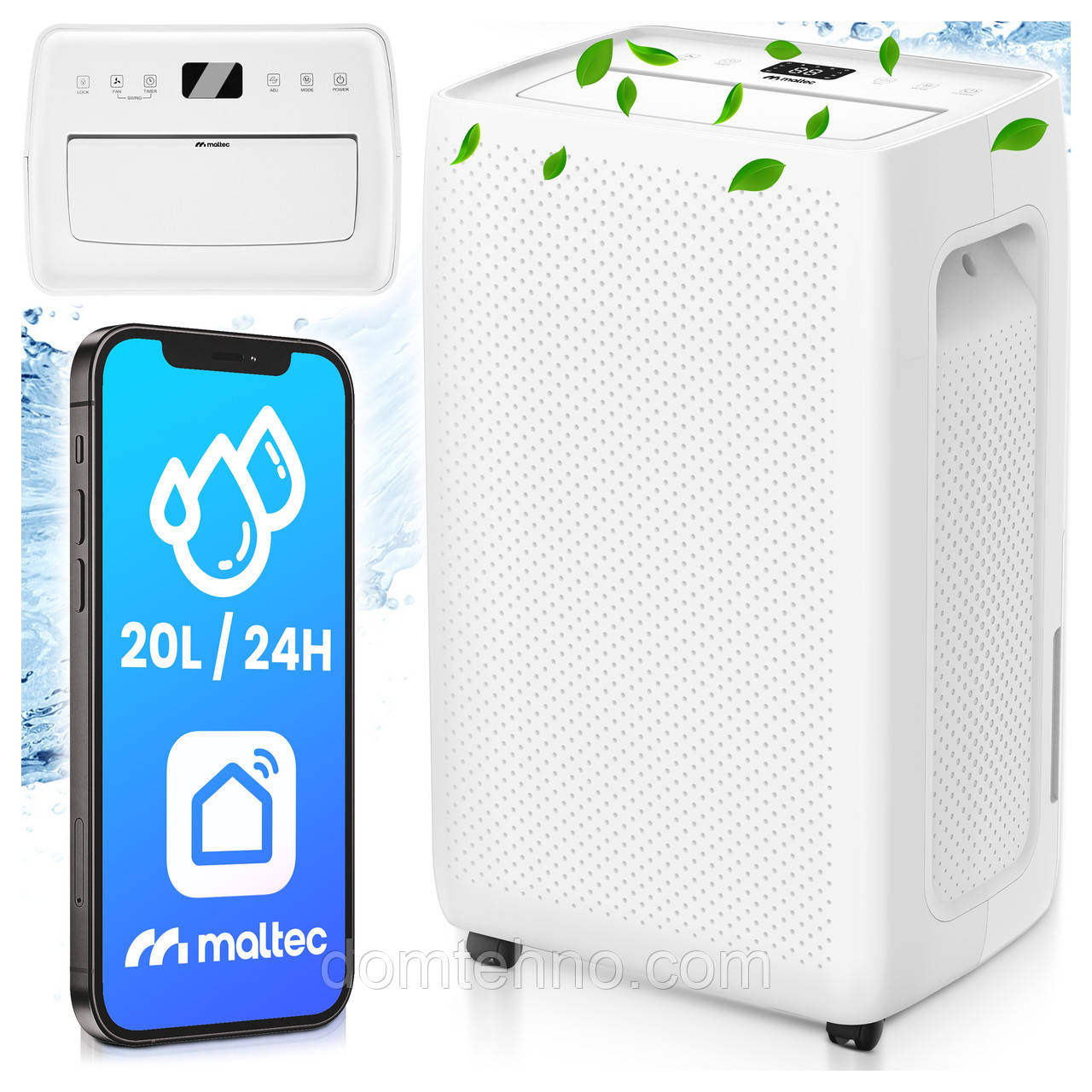 Електронний осушувач повітря з поглиначем вологи DH-20330A WiFi 4,5 Л