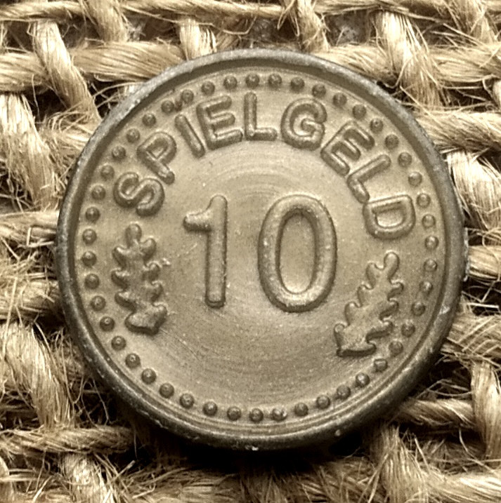 10 пфенiгiв (гральний жетон). Нiмеччина