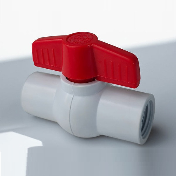 Кран 1/2" кульовий ПВХ внутрішня різьба, фото 1