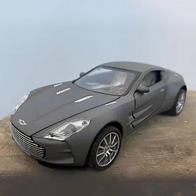 Металева іграшкова машинка Aston Martin One-77 1:32, інерційна, світло і звук, з дверцятами, що відчиняються