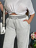 46-56 Жіночі модні трикотажні спортивні штани великих розмірів, фото 9
