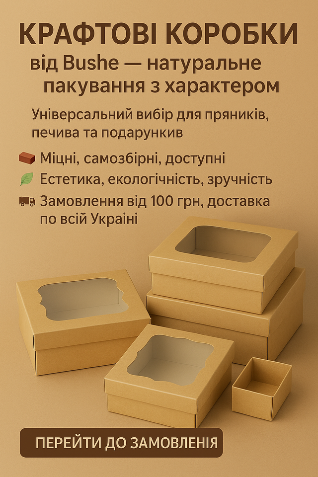 крафтові коробки