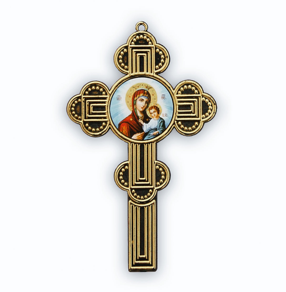 Хрест похоронний (пластик) 12х7см, фото 1