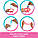 Лялька Барбі кольорове перевтілення Barbie Pop Reveal Series Doll & Accessories Set, Shakes Series Bright Bunny, фото 6