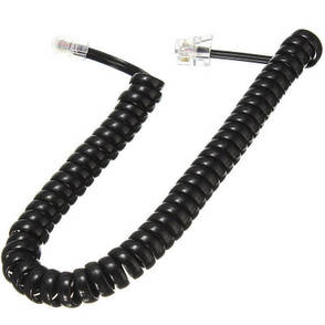 Кабель телефонний Atcom телефонный спиральный 2м RJ9 (17373), фото 3