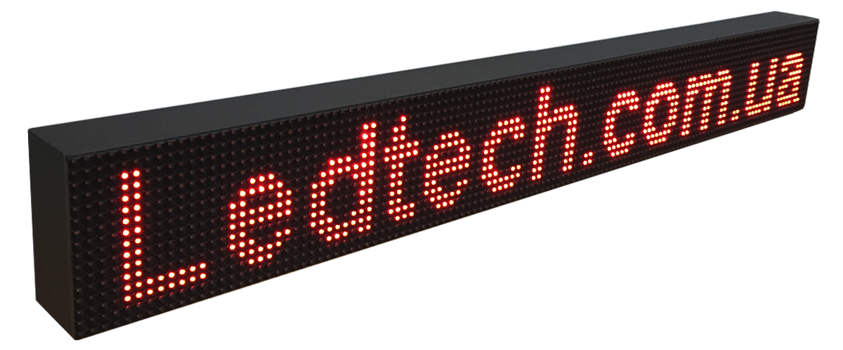 LED бігучий рядок P10 / P6 | Інформаційне табло під замовлення