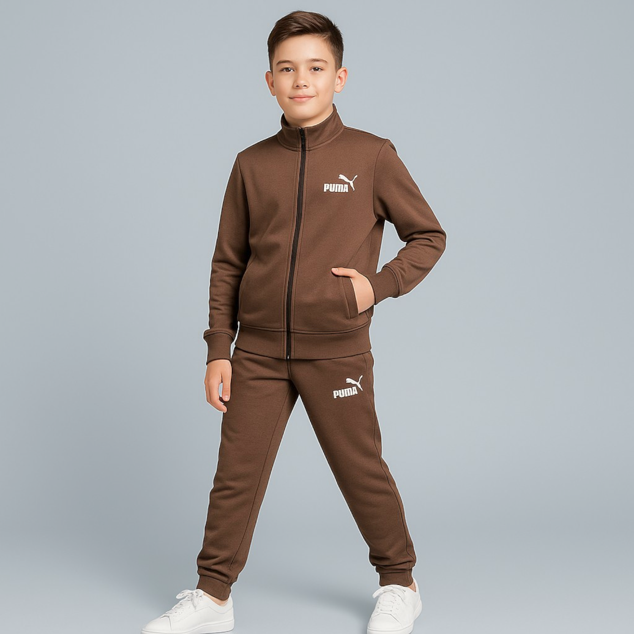 Спортивний Костюм на хлопчика 122-140 см 003484 Коричневий