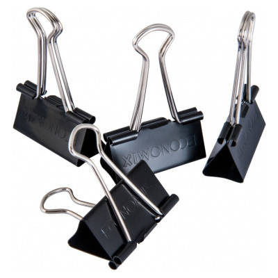 Біндер металевий Economix 15 мм 12 шт (E41009), фото 2