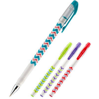 Ручка кулькова Axent Breeze синя 0.5 мм Корпус асорті (AB1049-07-A)