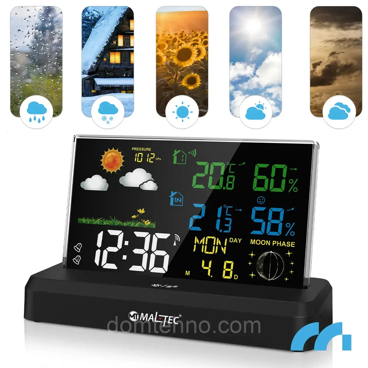 Бездротова метеостанція Термометр Barometer Daily 2000M