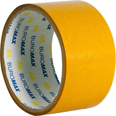Скотч Buromax двосторонній на поліпропіленовій основі 48 мм х 5 м (BM.7509), фото 1