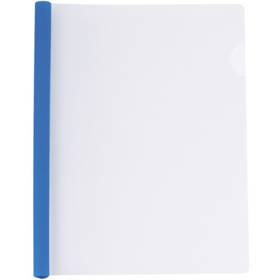 Папка-швидкозшивач Economix А4 з планкою-затиском 10 мм (2-65 аркушів), синя (E31205-02)