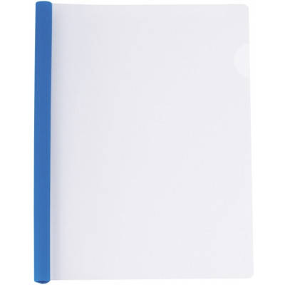 Папка-швидкозшивач Economix А4 з планкою-затиском 10 мм (2-65 аркушів), синя (E31205-02), фото 1