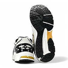 Чоловічі літні кросівки текстильні з сіткою чорні білі весняні, фото 3