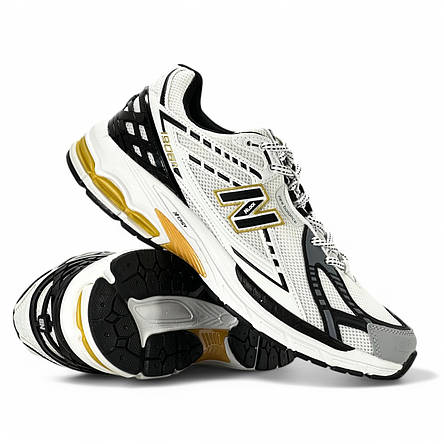 Чоловічі літні кросівки текстильні з сіткою чорні білі весняні, фото 1