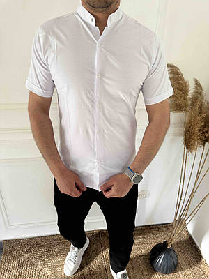 Сорочка чоловіча Varetti з коротким рукавом , XXL, Білий