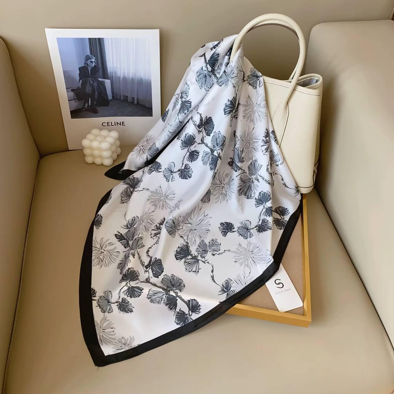 Ніжна шовкова хустка "Грета" 224014, фото 1