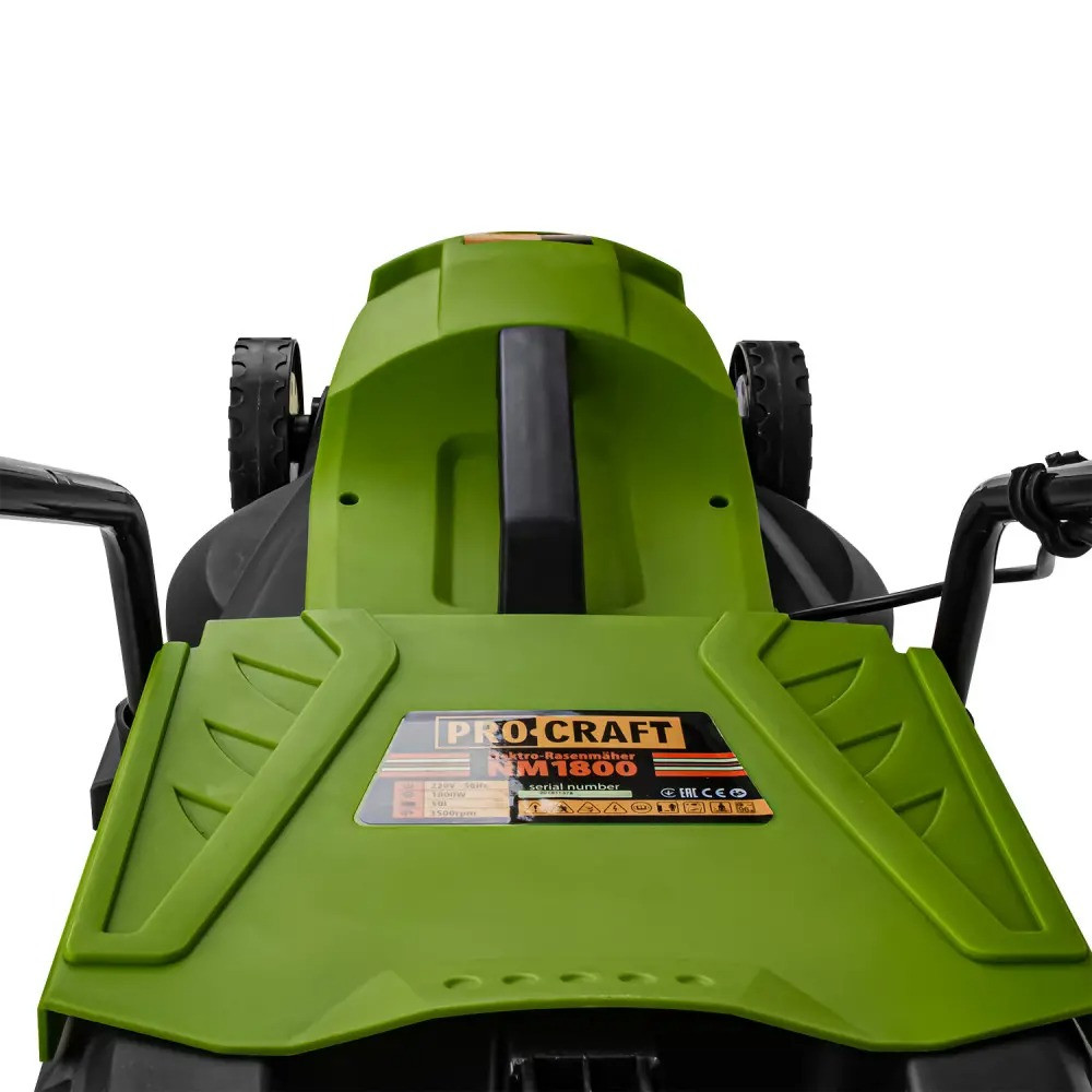 Газонокосарка Procraft NM-1800 (1500 Вт, 50л) Електрична косарка Прокрафт