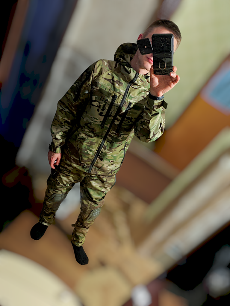 Літній костюм із наколінниками Мультикам 5.11 для військових, тактична форма мультикам весняна - фото покупців 1