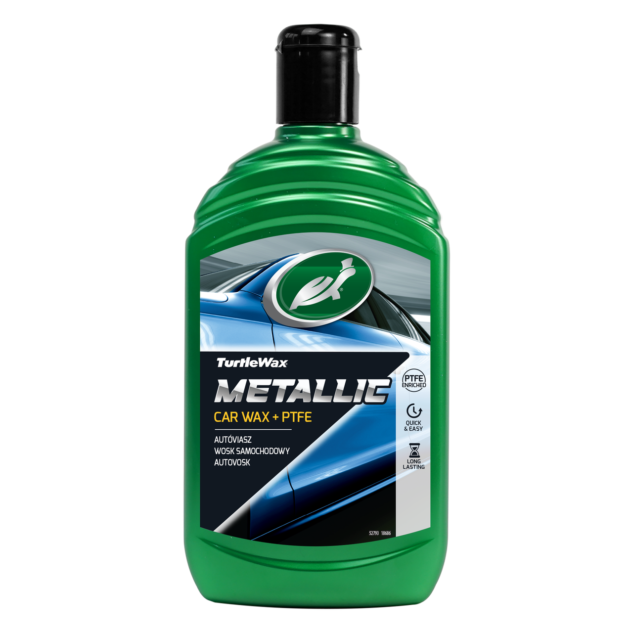 Turtle Wax 52889 Поліроль для фарби металік + PTFE (з тефлоном) 300 ML, фото 1