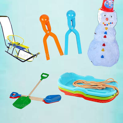 Зима (санки, сніжколіпи, лижі, снігокати та ін)