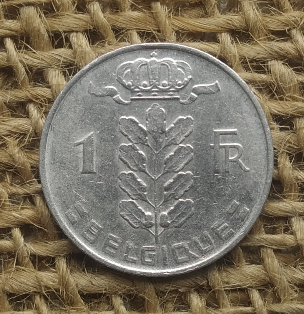 1 франк 1967 року. Бельгiя