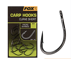 Крючки Fox Carp Hooks Curve Shank Short size 6