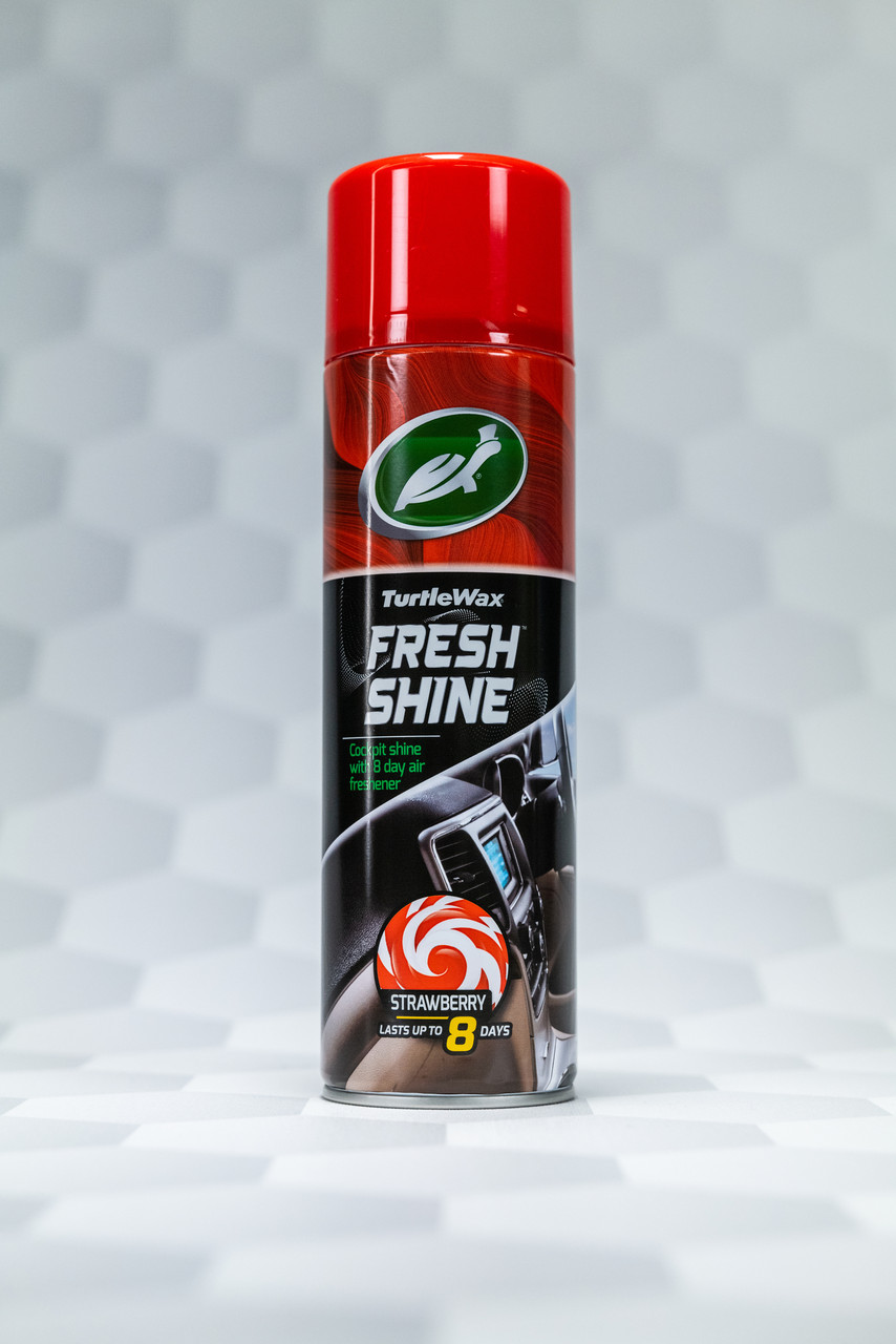 Turtle Wax 54031 Поліроль аерозоль для панелі приладів з освіжувачем повітря "Полуниця" 500мл