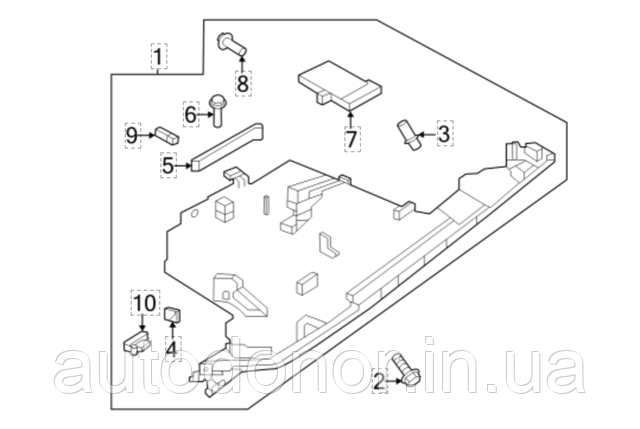 Перчаточний ящик / бардачок з 11/2022 Nissan Ariya (22-) 68500-5MP2A, фото 1