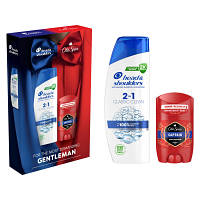 Оригінал! Набір косметики Old Spice Твердий дезодорант Captain 50 мл + Шампунь Head&Shoulders 2-в-1 Основний догляд 330 мл