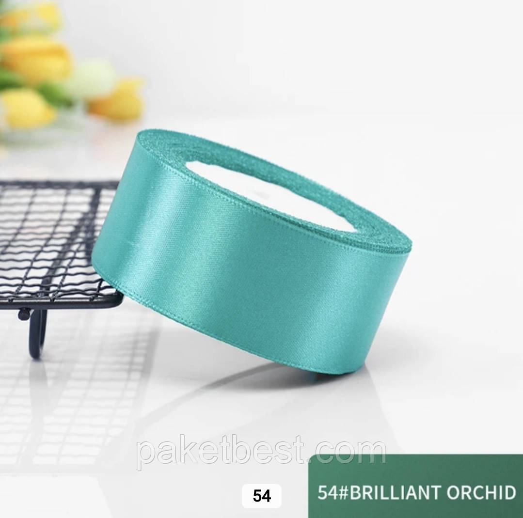 Стрічка атласна 4см/22,86 м Тропік