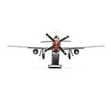 Літак П 51 Д Мустанг металевий 3Д пазл для домашнього збирання, фото 3