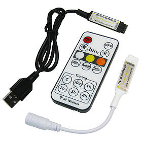 Контролер CCT 5-24V 4A, пульт RF 16 кнопок