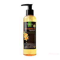 Олія антицелюлітна масажна, 9 олій + подвійна дія Чилі й апельсин Anti-cellulite oil Top Beauty,200 мл