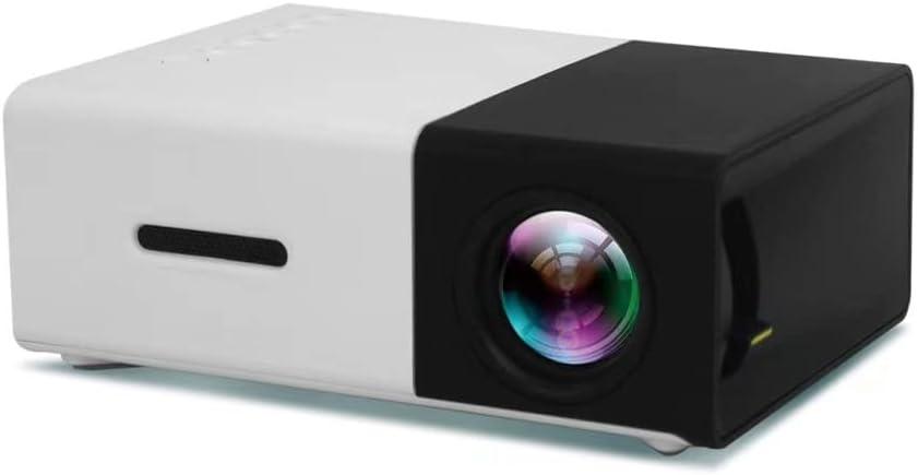 Портативний міні-проєктор Q1 LED для дому, з HDMI, USB та Flash роз'ємами, чорний