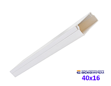 Короб пластиковий 40x16x2000 мм подвійний замок