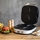 Електрична млинниця з антипригарним покриттям Rommelsbacher PC 1800 Pam — для панкейків, сирників та оладок, фото 4