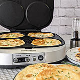 Електрична млинниця з антипригарним покриттям Rommelsbacher PC 1800 Pam — для панкейків, сирників та оладок, фото 7