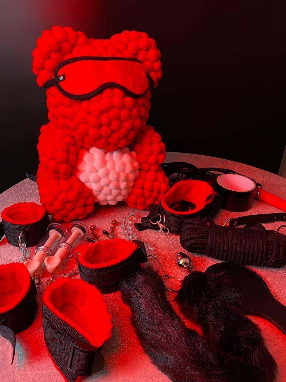 БДСМ-набір «Dark Seduction» 15 предметів, фото 1